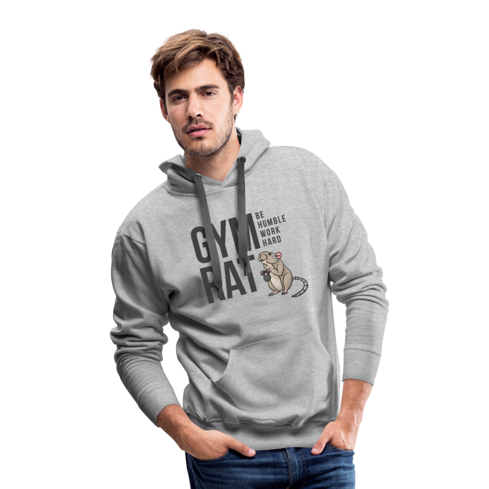 Gym Rat Premium Hoodie - heather grey