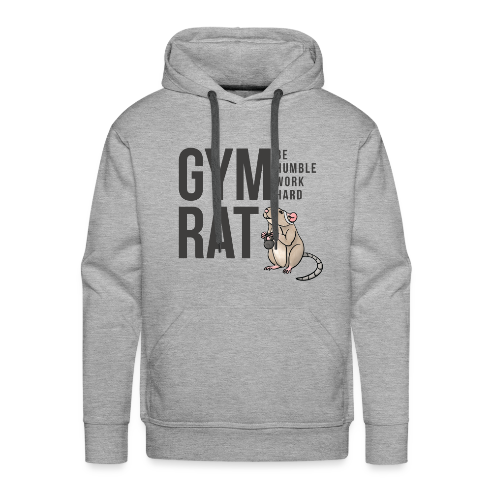Gym Rat Premium Hoodie - heather grey