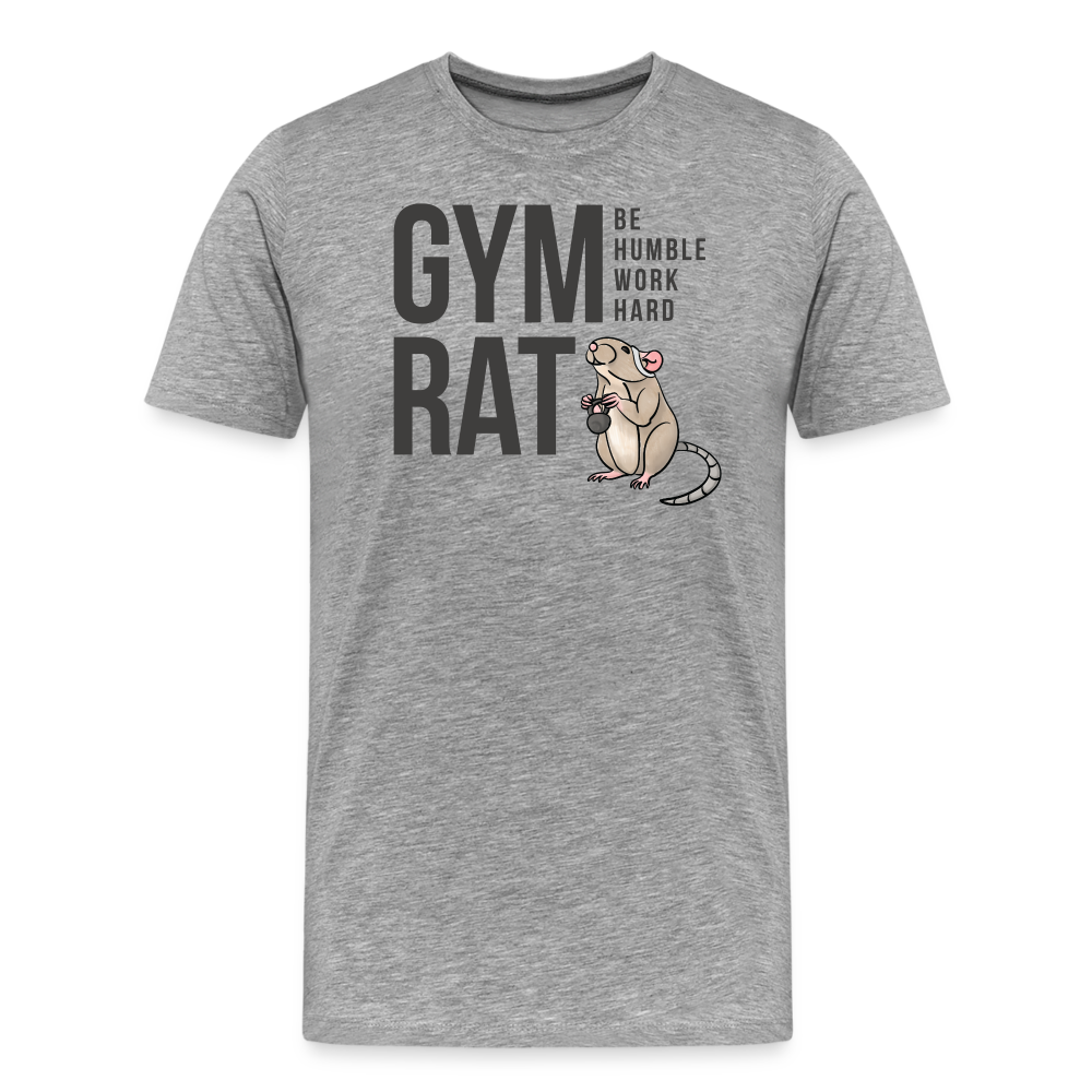 Gym Rat Premium Tee - heather gray