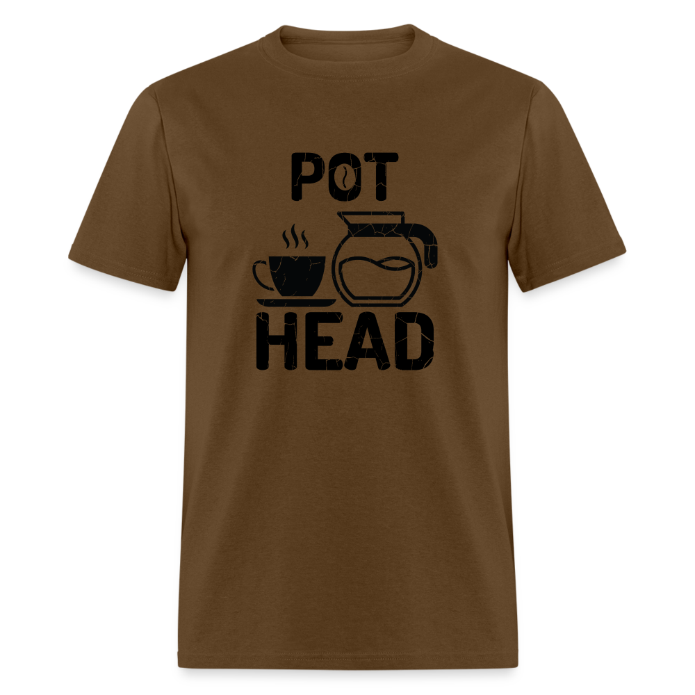 Pot Head Unisex Tee - brown