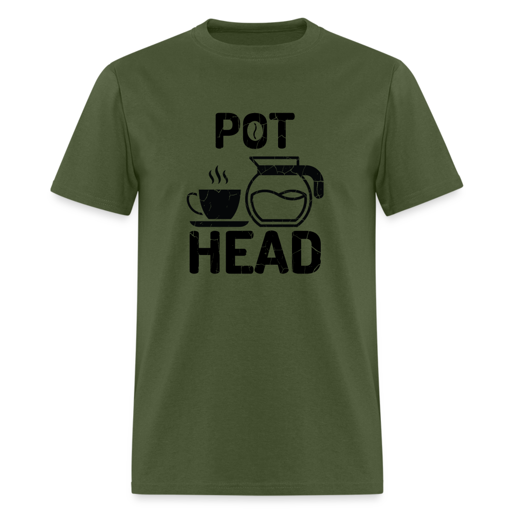 Pot Head Unisex Tee - military green