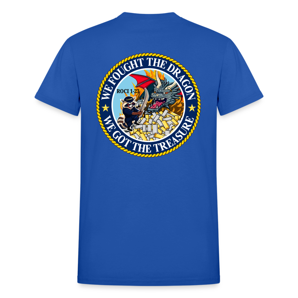 ROCI Class 1-23: Raccoon Dragon - royal blue