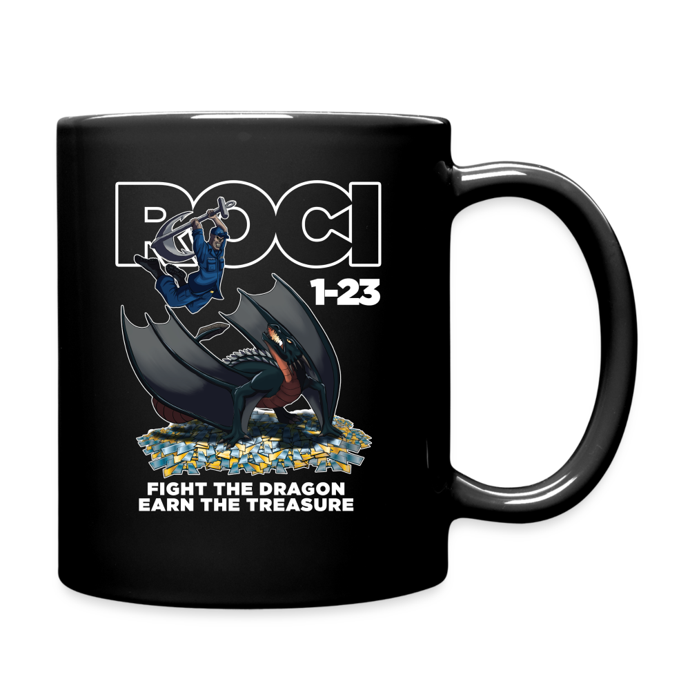 ROCI 1-23 Coffee Mug: Slay the Dragon - black