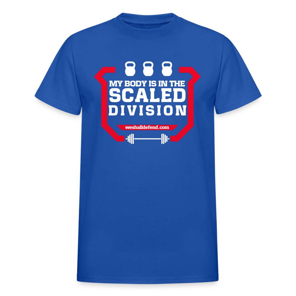 My Body is in the Scaled Division - royal blue