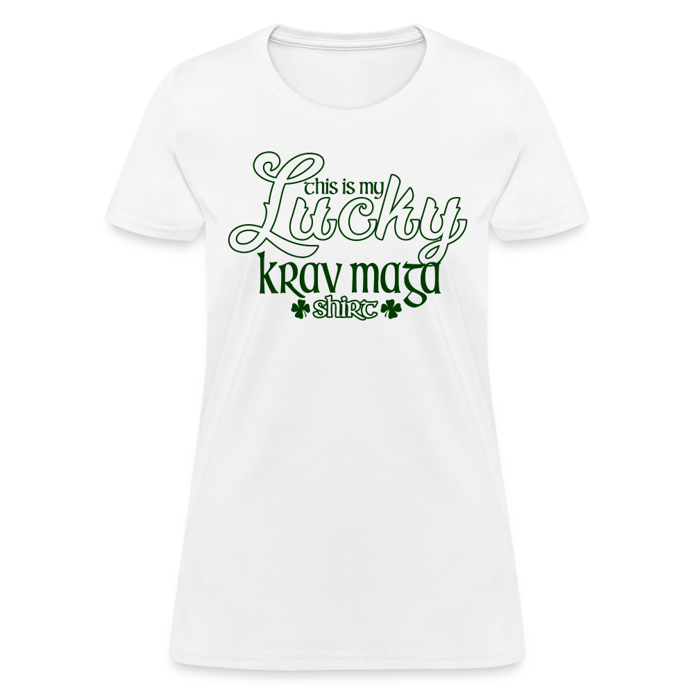 My Lucky Krav Maga Women's Tee - white