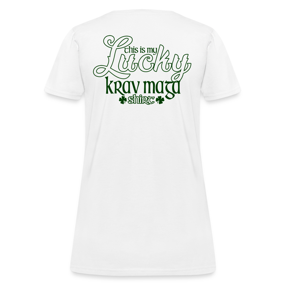 My Lucky Krav Maga Women's Tee - white