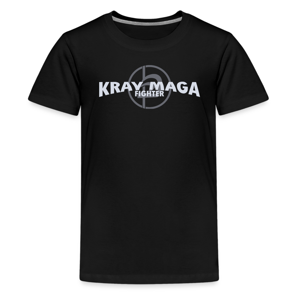 Krav Maga Fighter, Kids' Premium T-Shirt - black