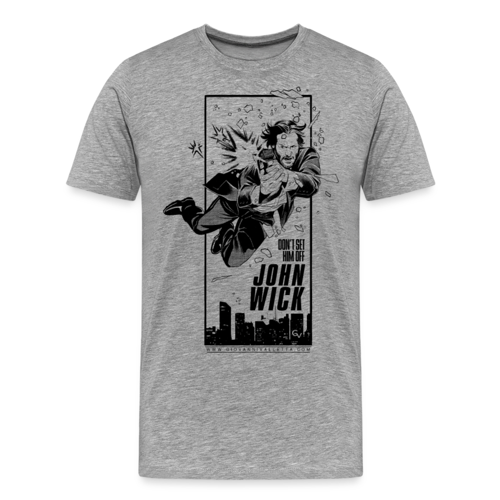 Art by Gio - Baba Yaga - heather gray