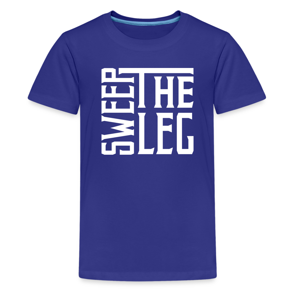 Kids' Sweep the Leg Premium Tee - royal blue