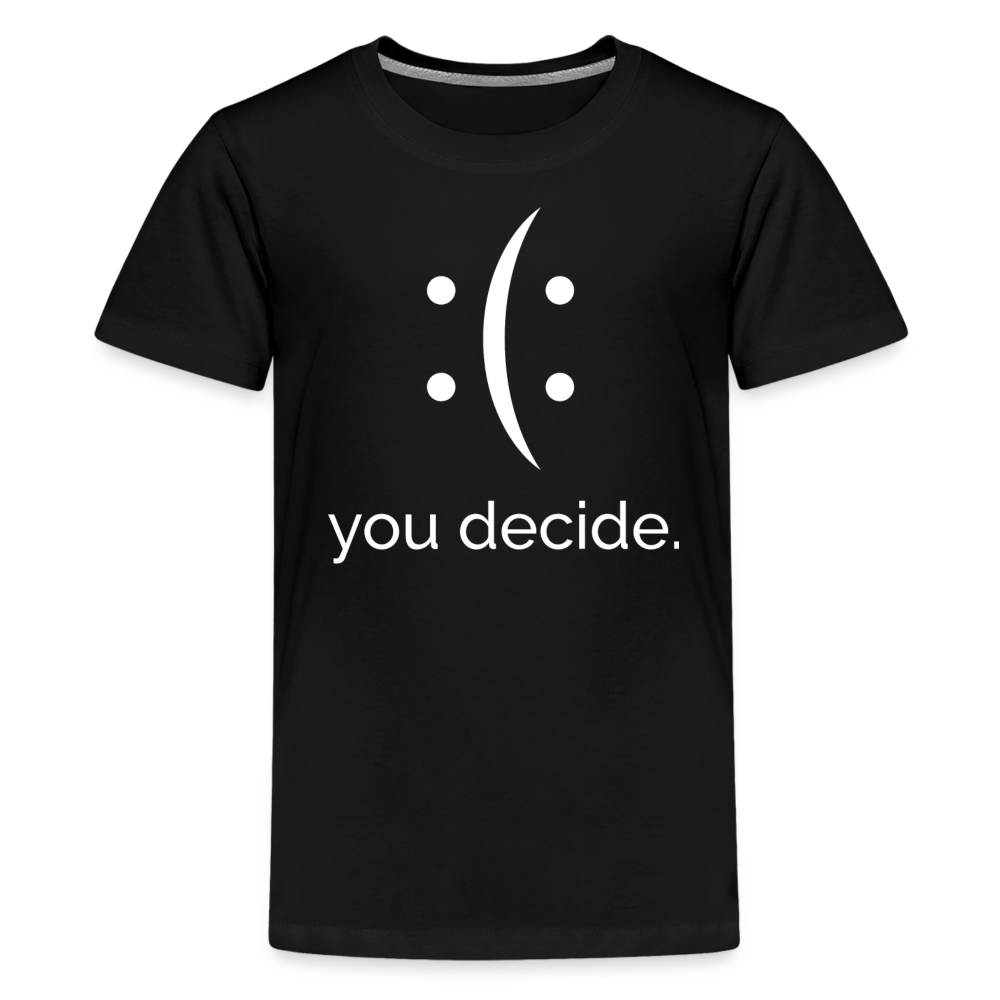 Kids' You Decide Premium Tee - black