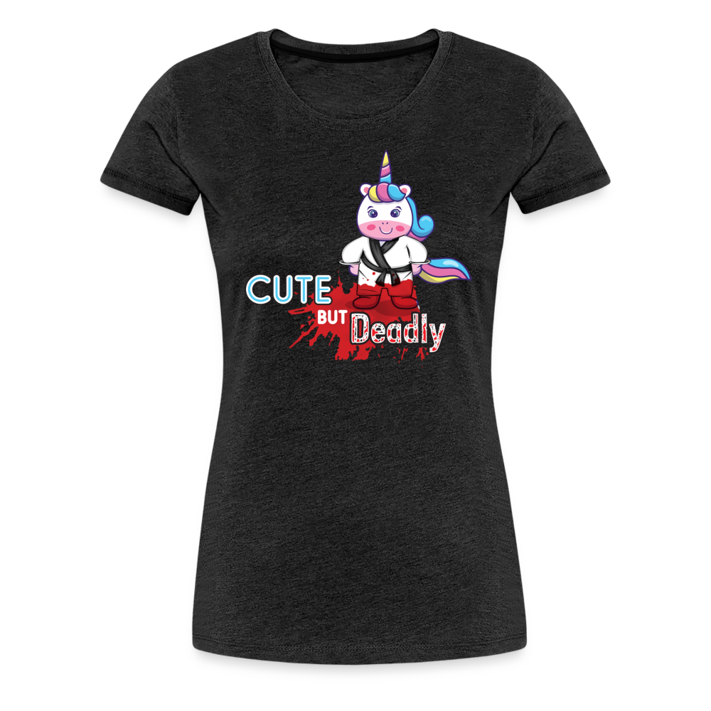 Cute But Deadly - charcoal grey