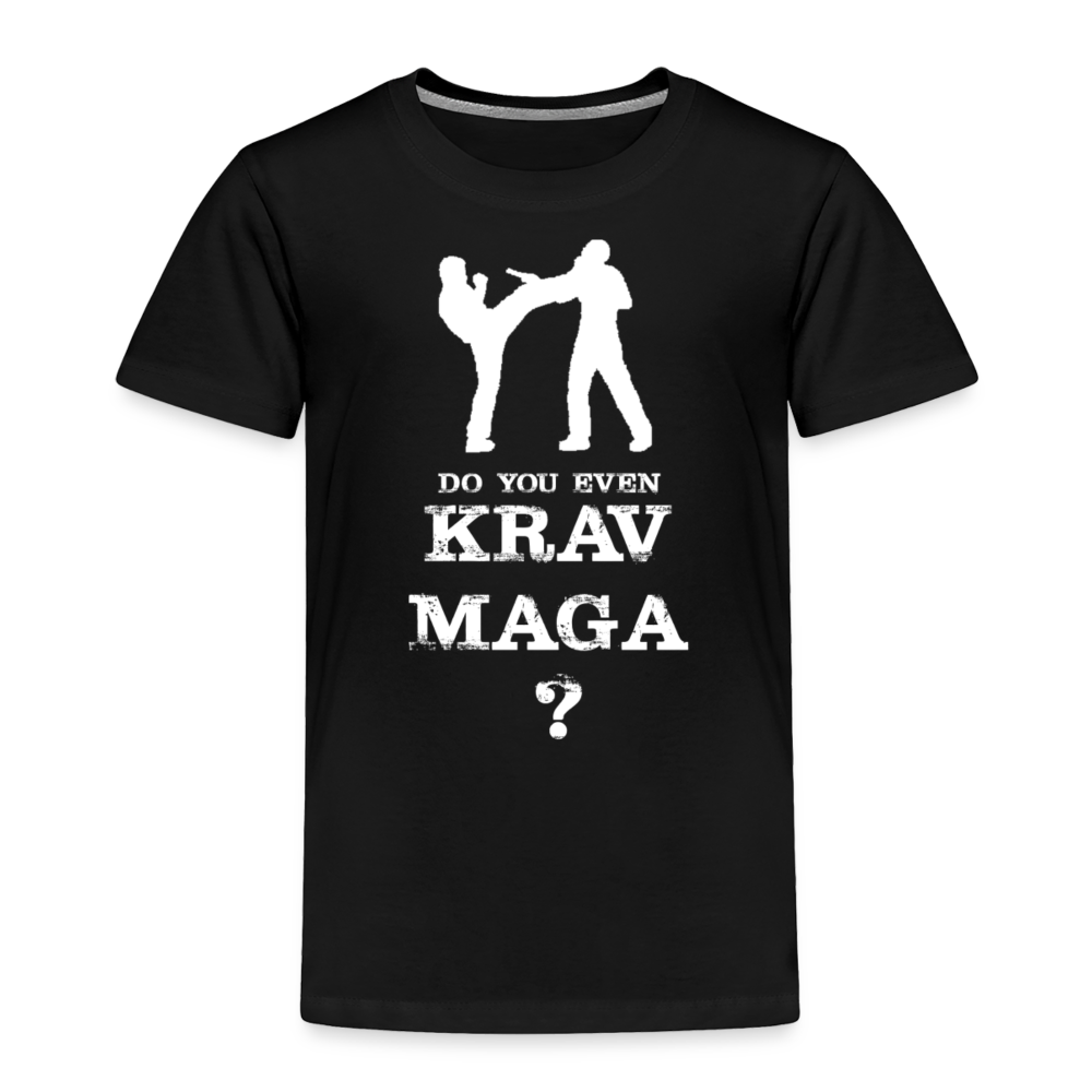 Toddler "Do You Even Krav Maga" T - black