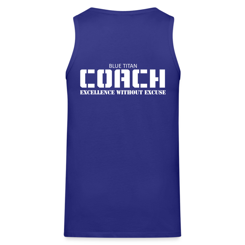 Staff Coach Tank, Men - royal blue