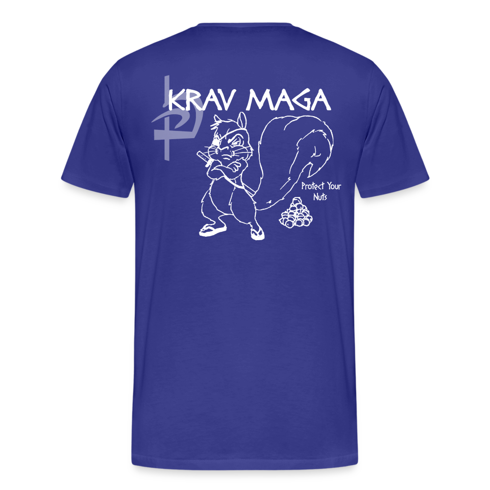 Protect Your Nuts: Krav Maga - royal blue