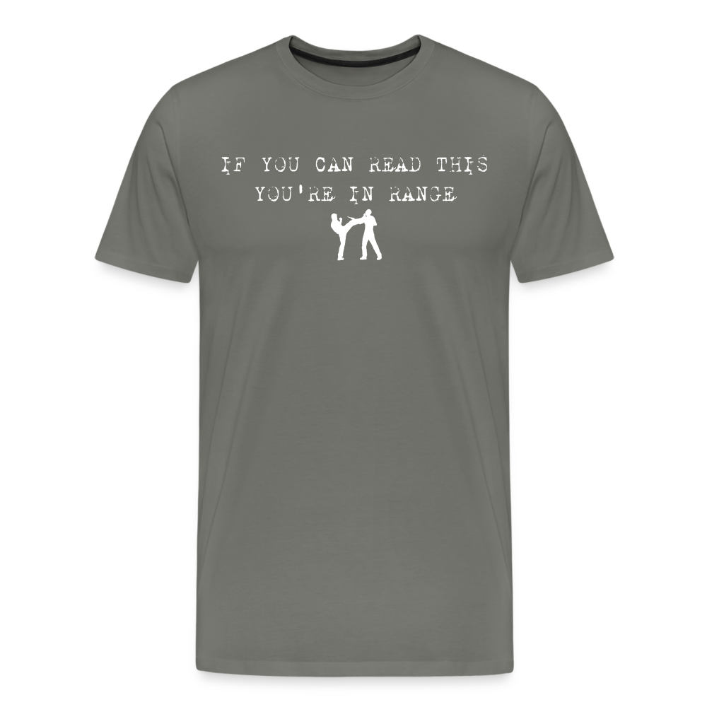 You're In Range - asphalt gray