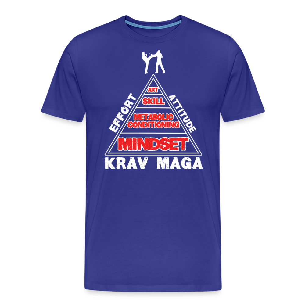 Krav Maga Pyramid - royal blue