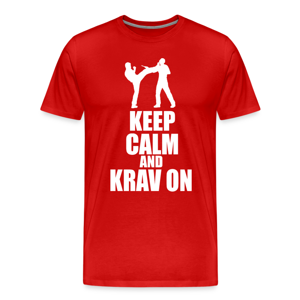 Keep Calm and Krav On - red