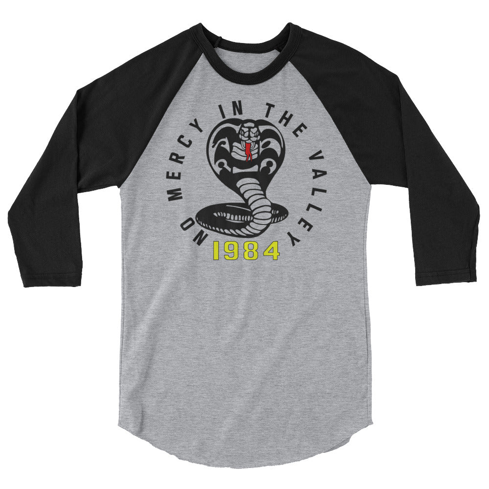 No Mercy in the Valley 3/4 Raglan