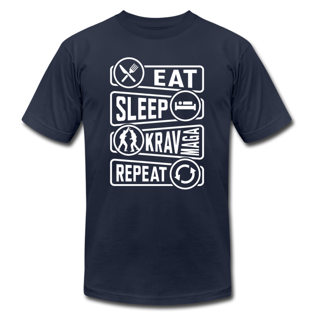 Eat Sleep Krav Repeat - navy