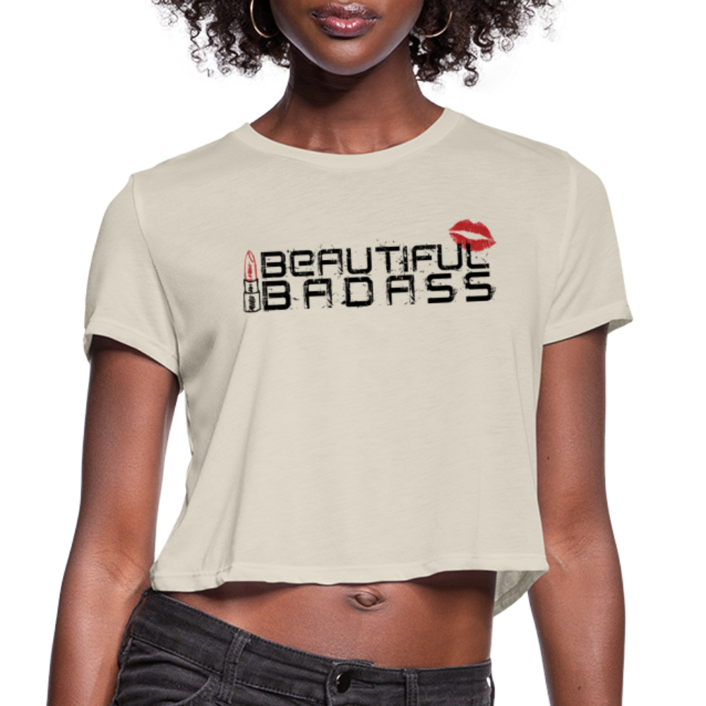 Beautiful Bad Ass Crop Top - dust