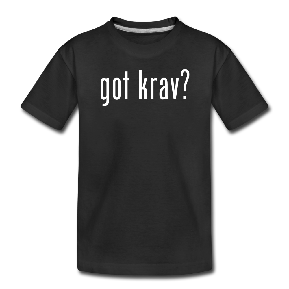 Got Krav Kids' Premium T-Shirt - black