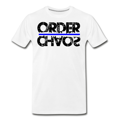 Order Over Chaos Tee - white