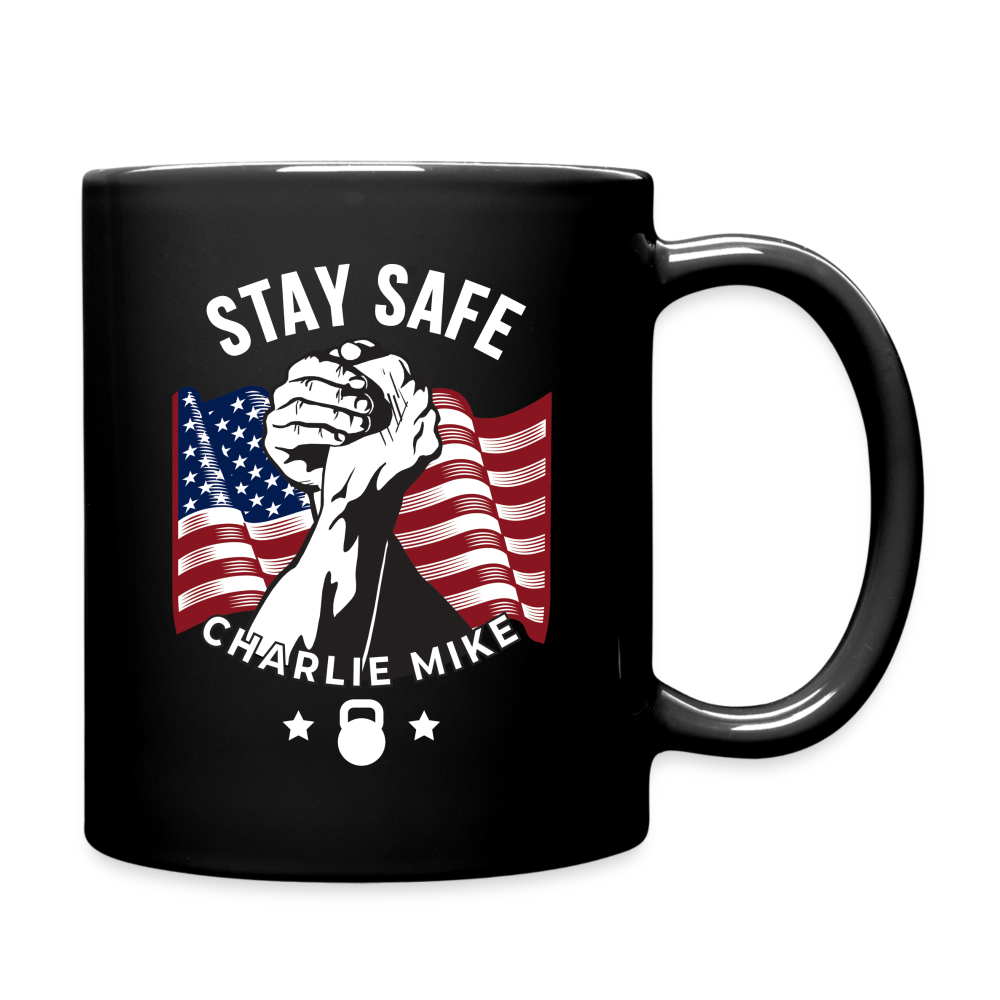 God Bless the USA Charity Coffee Mug - black