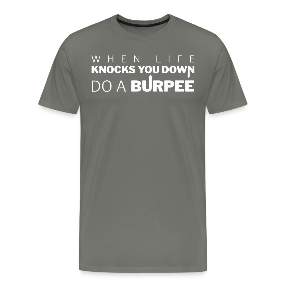 Do a Burpee - asphalt gray