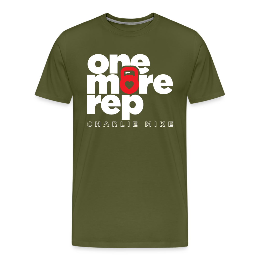 Unisex "One More Rep" Charlie Mike Shirt - olive green