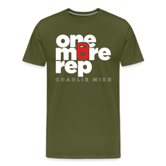 Unisex "One More Rep" Charlie Mike Shirt - olive green