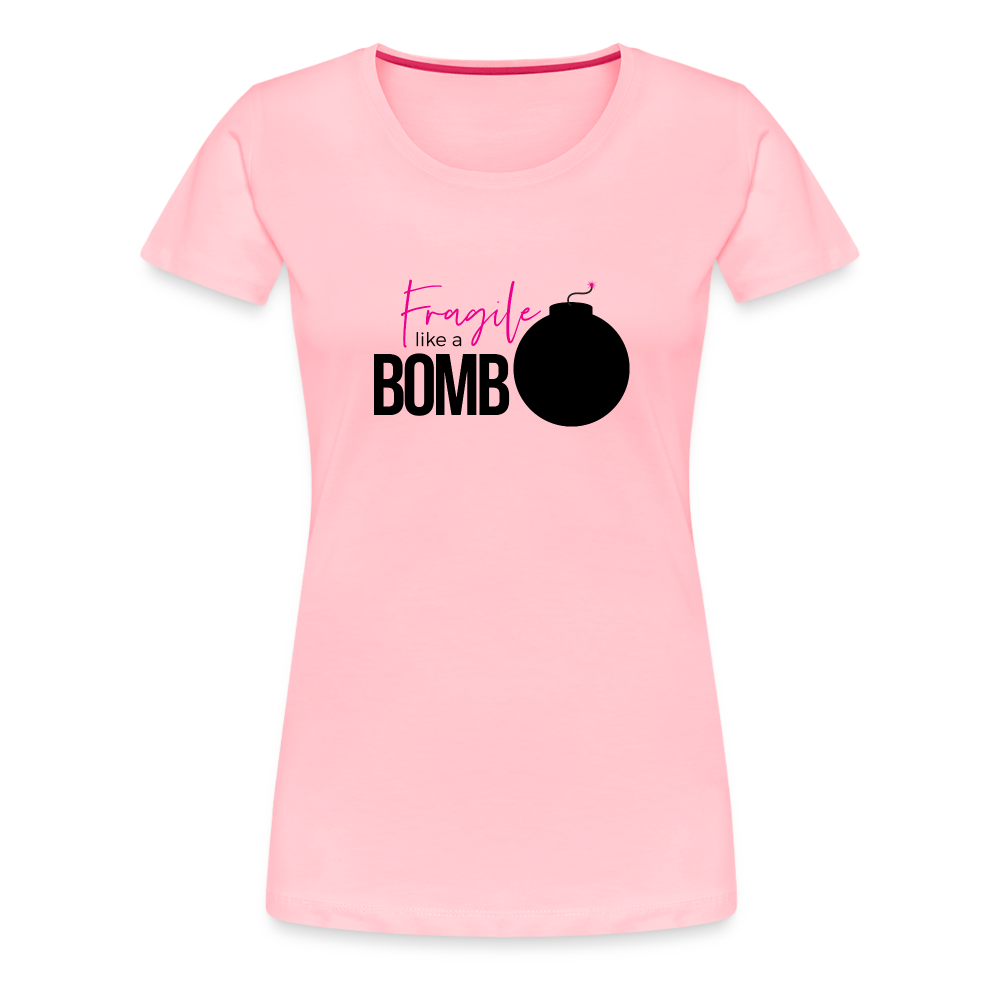 Fragile Women's Tshirt - pink