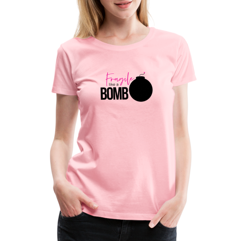 Fragile Women's Tshirt - pink
