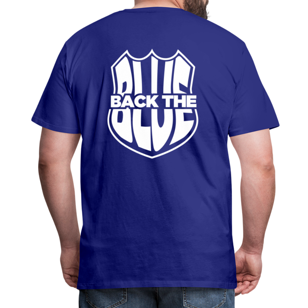 Back the Blue Shield TShirt - royal blue