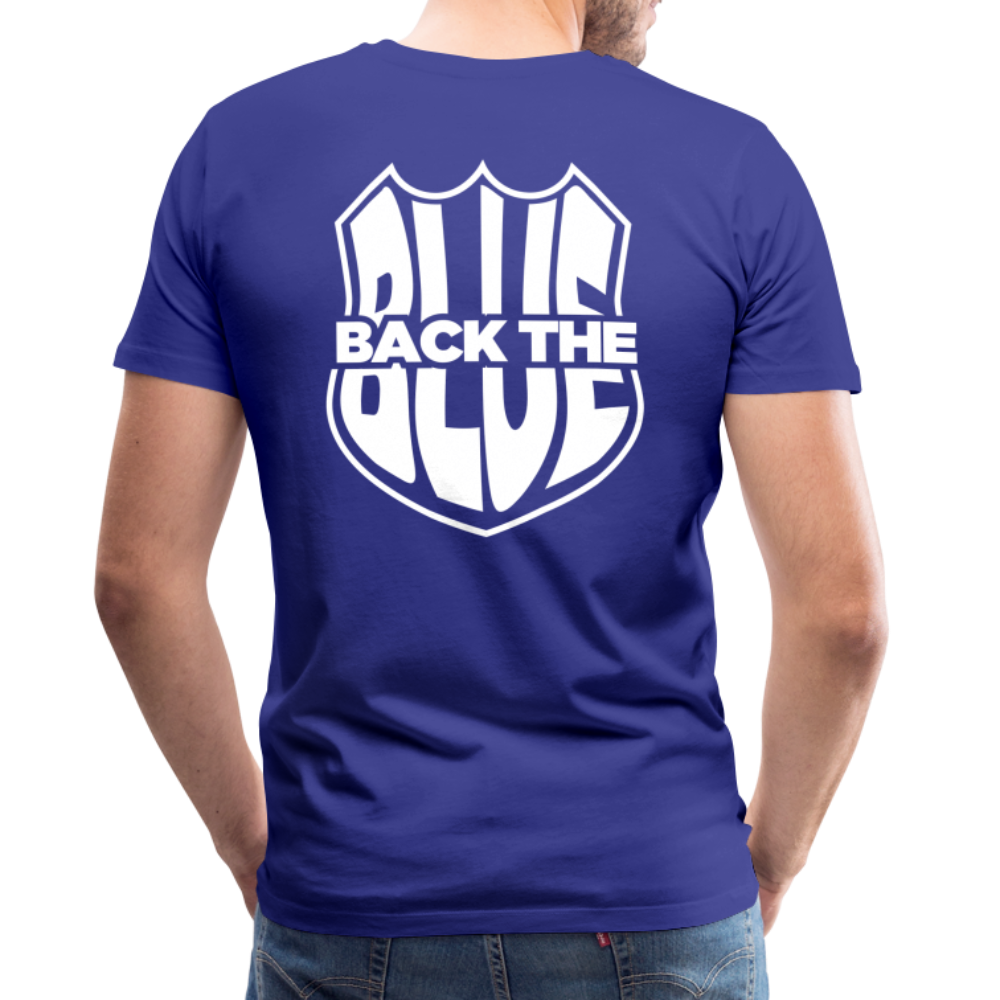 Back the Blue Shield TShirt - royal blue