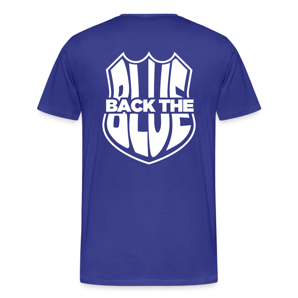 Back the Blue Shield TShirt - royal blue