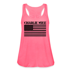 Charlie Mike Women's Tank Top - neon pink