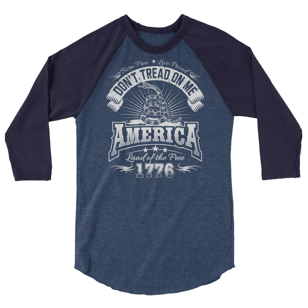Don't Tread on Me 1776 3/4 Tee