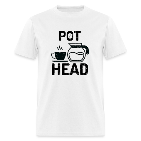 Pot Head Unisex Tee - white