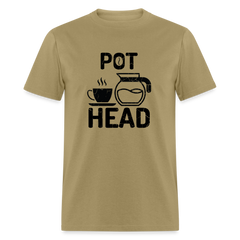 Pot Head Unisex Tee - khaki