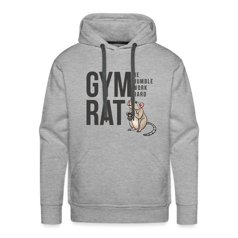 Gym Rat Premium Hoodie - heather grey