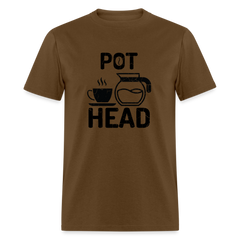 Pot Head Unisex Tee - brown