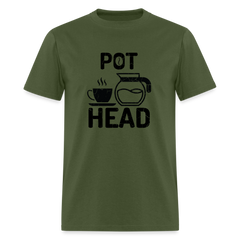 Pot Head Unisex Tee - military green