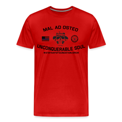 Bad to the Bone (Mal Ad Osteo) Tee - red