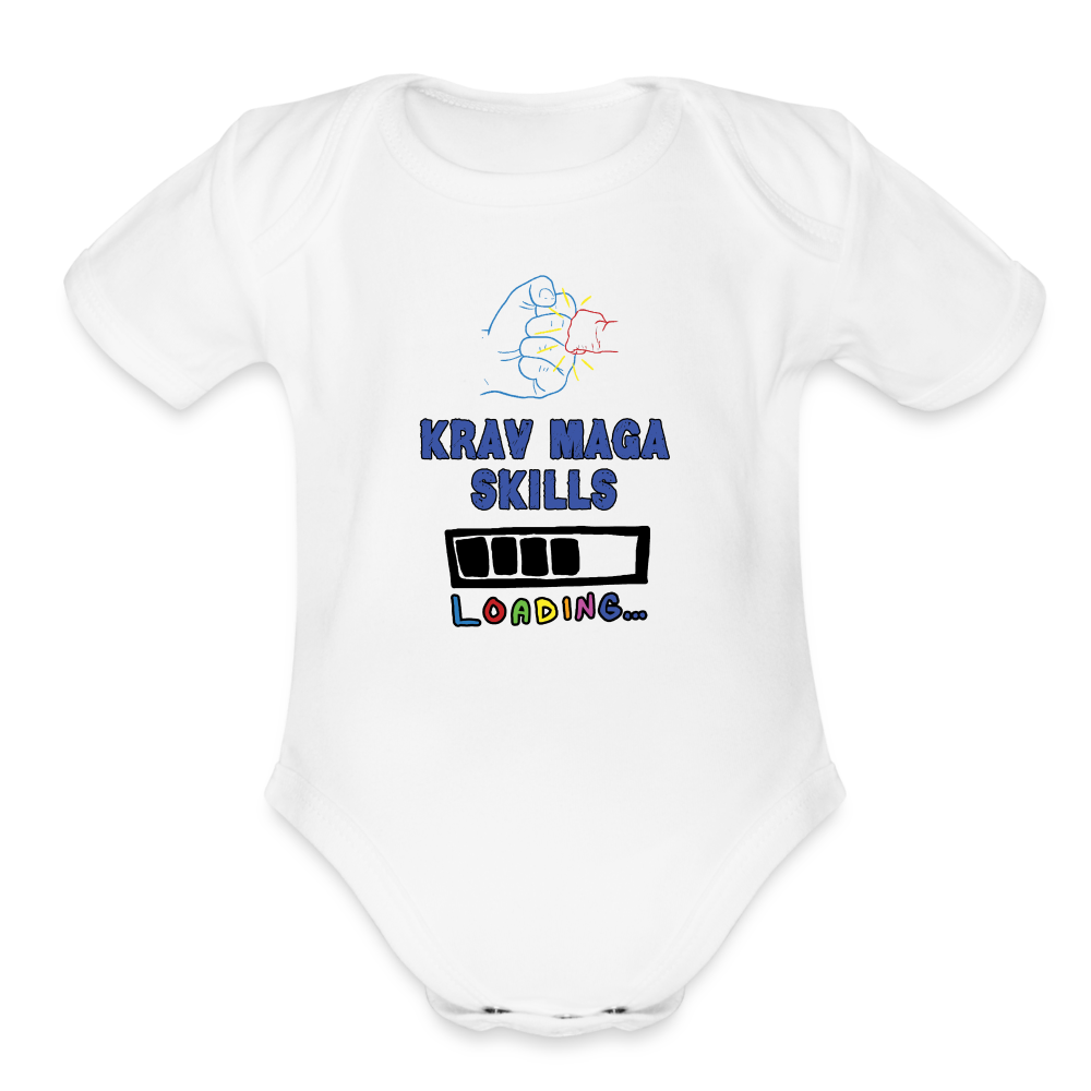 Krav Maga Skills Loading Baby/Infant Onesie - white