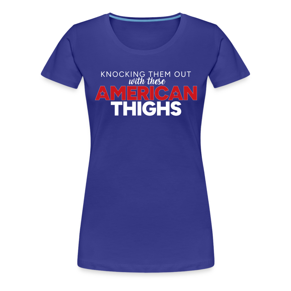 American Thighs Women's Tee - royal blue