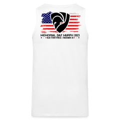 Blue Titan Memorial Day Murph Men's Tank - white