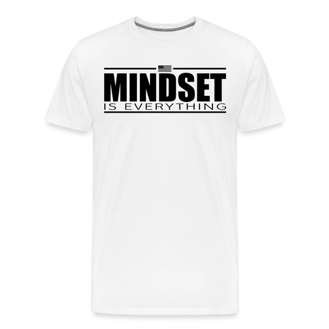 Mindset is Everything Tee - white