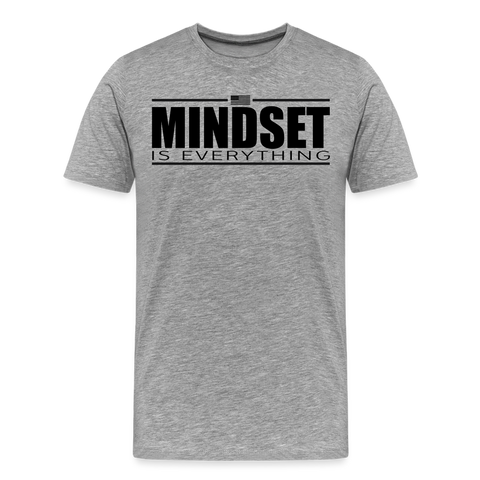 Mindset is Everything Tee - heather gray