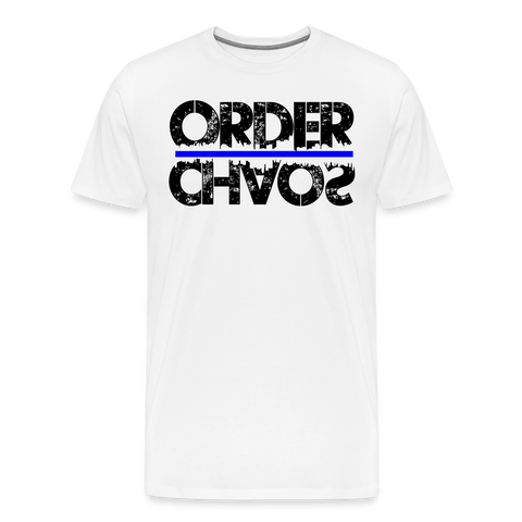 Order Over Chaos Tee - white