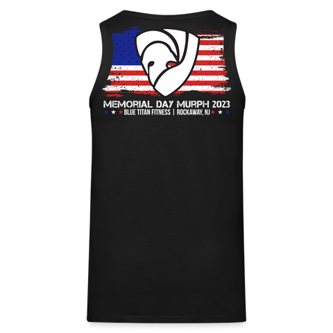 Blue Titan Memorial Day Murph Men's Tank - Black - black